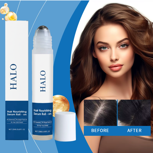 Halo Hair Growth Serum | Precision Cryo-Roller Applicator
