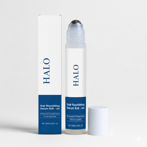 Halo Hair Growth Serum | Precision Cryo-Roller Applicator